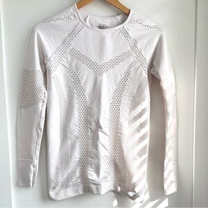 Athleta Long Sleeve Mesh Top Size S